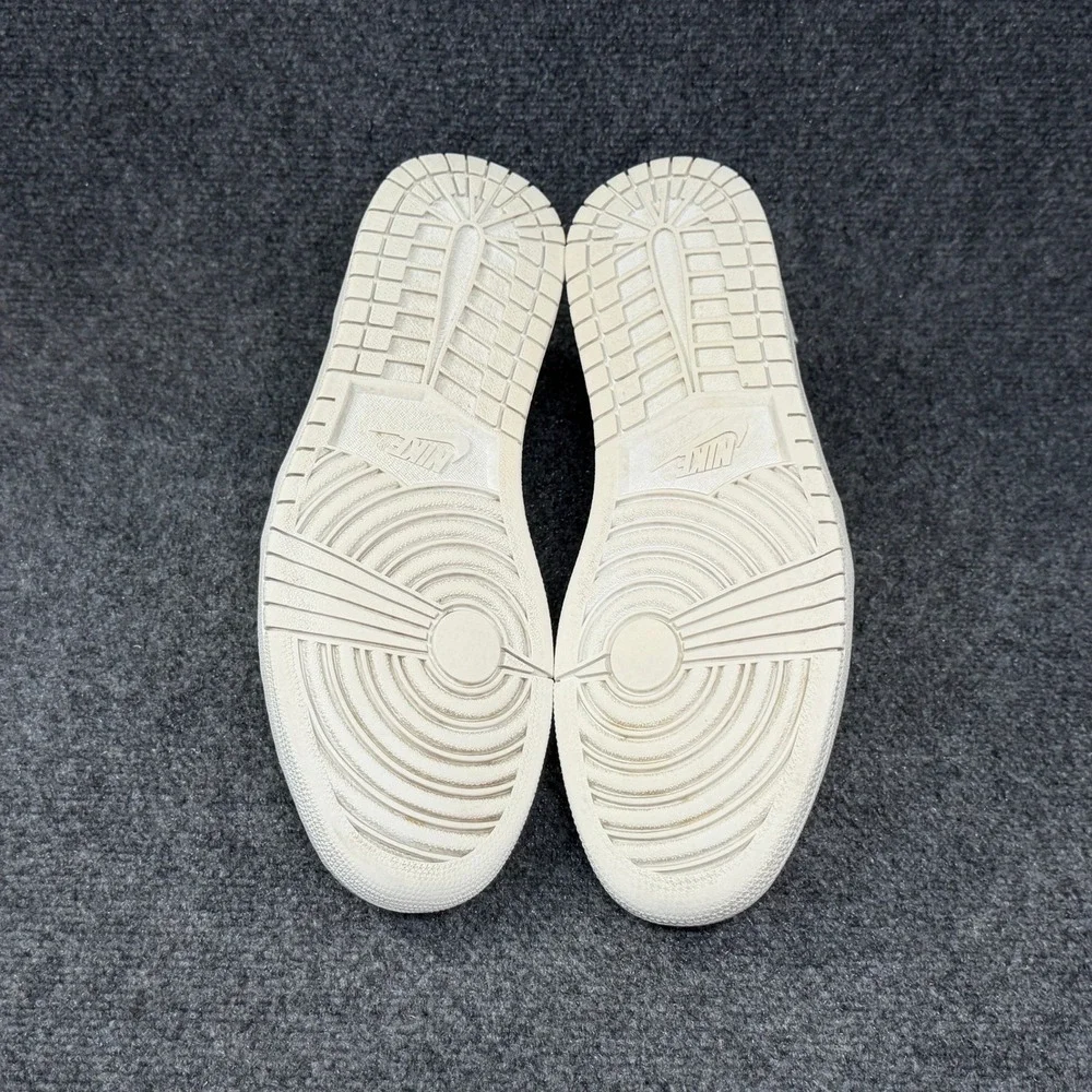 Jordan 1 Low Shoes Men's 12 White Off White Retro Athletic Hooping Sneakers‎